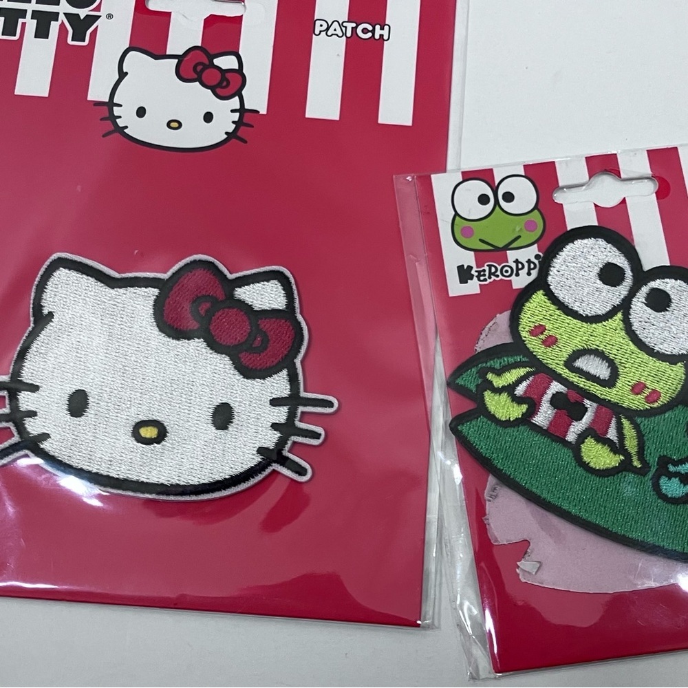 Hello Kitty and Keroppi Patches